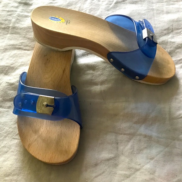 Dr. Scholl's Shoes - Dr Scholls sandals in clear blue, size 7